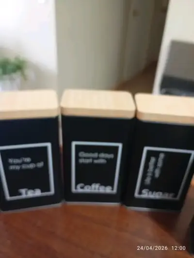 Set de contenedores para café, té y azúcar - miniatura 3