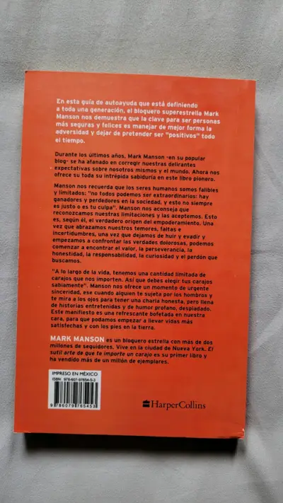 El Sutil Arte de Que Te Importe un Carajo - miniatura 2