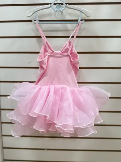 Vestido tutú rosado de niña - miniatura 4