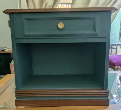 Velador vintage azul - miniatura 1