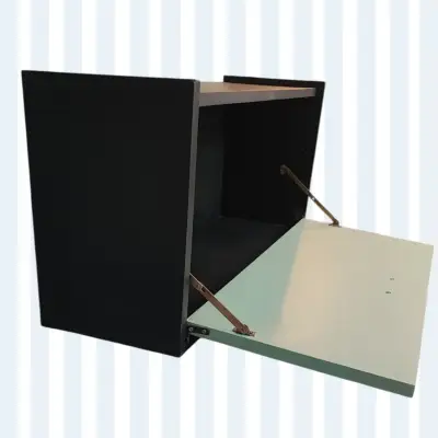 Mueble colgante moderno negro y verde vintage. - miniatura 2