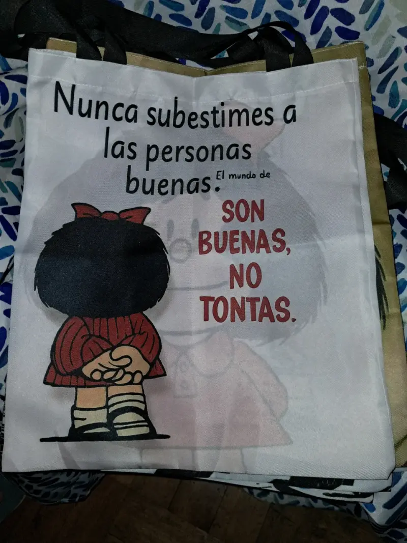 Bolso con diseño de gato y Mafalda 4 x $20000 - 2