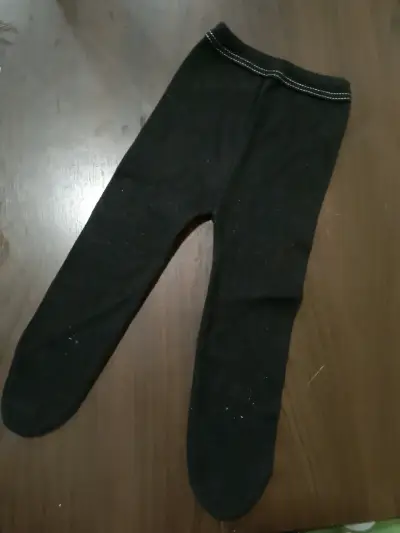 Calzas negras para bebé - miniatura 1