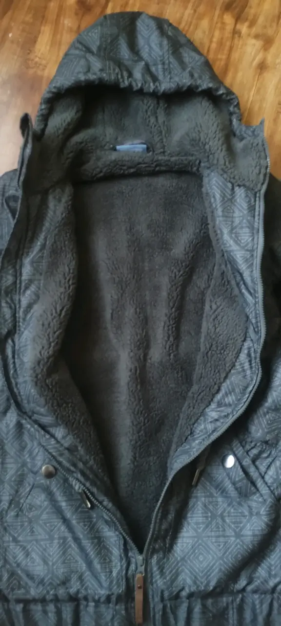 Parca gris con capucha - 3