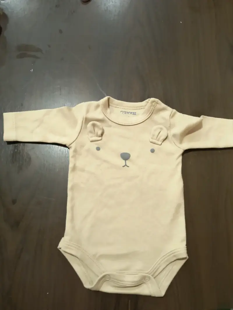 Body para bebé color beige - 1