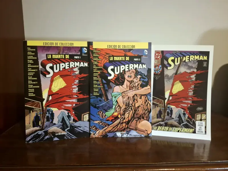 Comic La Muerte de Superman Unlimited
