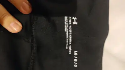 Calza negra Under Armour - miniatura 1