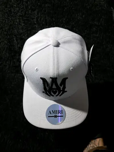 Gorra blanca Amiri con logo - miniatura 1