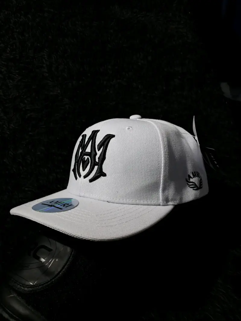 Gorra blanca Amiri con logo - 2