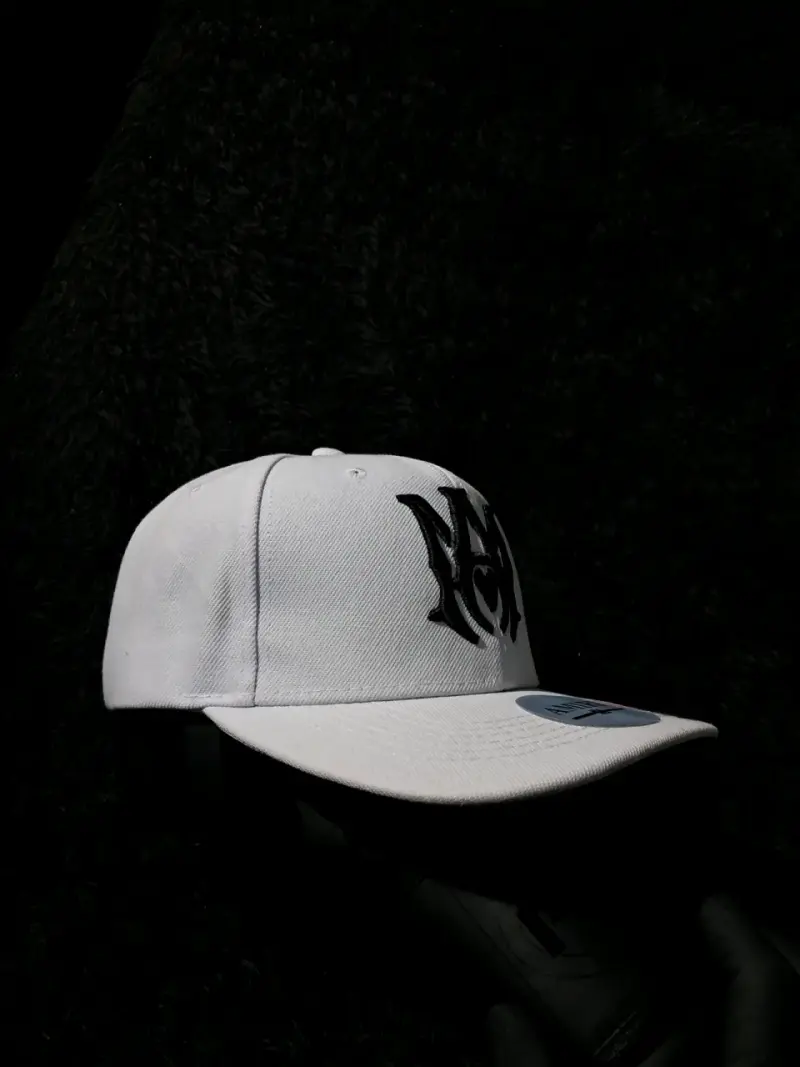 Gorra blanca Amiri con logo - 3