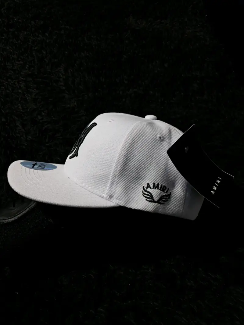 Gorra blanca Amiri con logo - 5