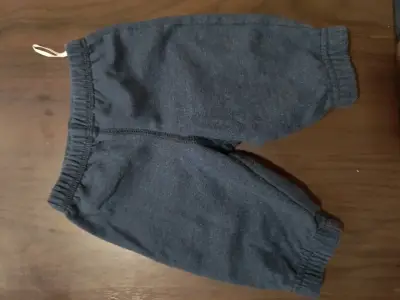 Pantalones pitillo bebé azul - miniatura 1