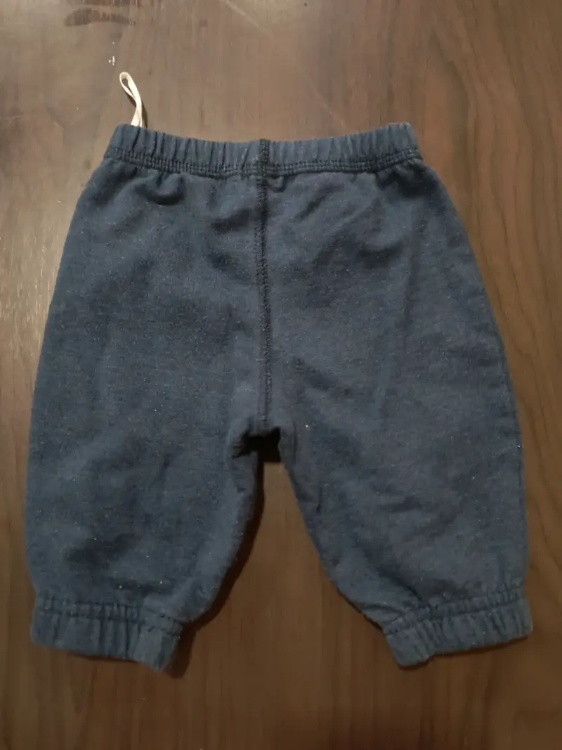 Pantalones pitillo bebé azul - 2