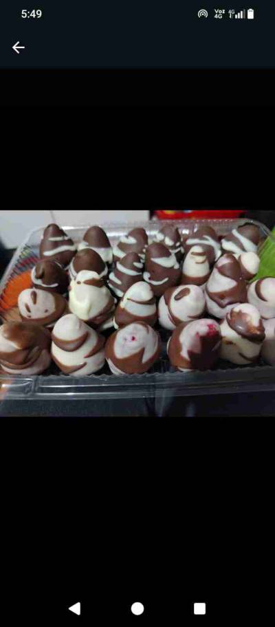 Postre de chocolate casero - miniatura 4