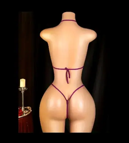 Body de encaje morado - 2