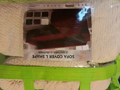 Funda cubre sofá 3 cuerpos tipo L - miniatura 2