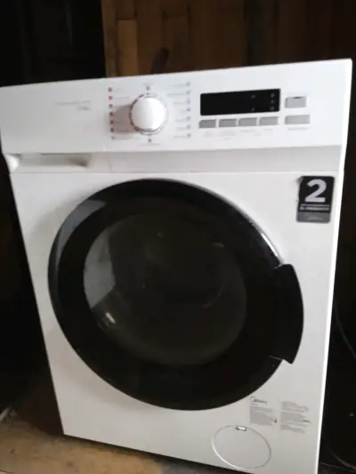 Lavadora Midea blanca usada - miniatura 1