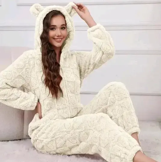 Pijama enterito peludo - 3