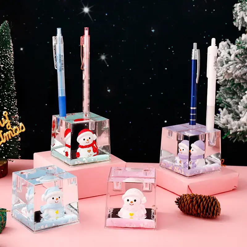 ADORNOSde portalápices navideños