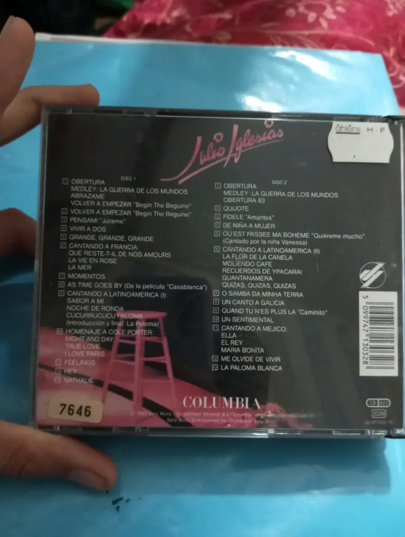 CD Doble Julio Iglesias - En Concierto (Edición Eu - 3