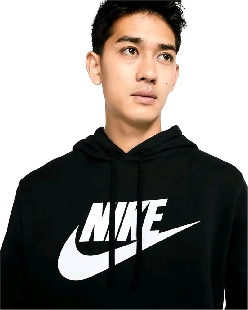 Sudadera deportiva con capucha negra - 2