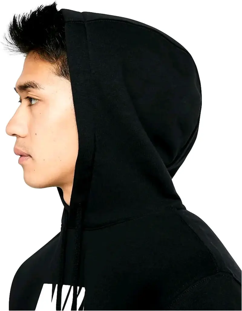 Sudadera deportiva con capucha negra - 4