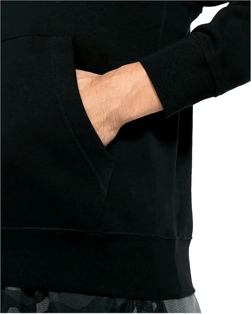 Sudadera deportiva con capucha negra - 5
