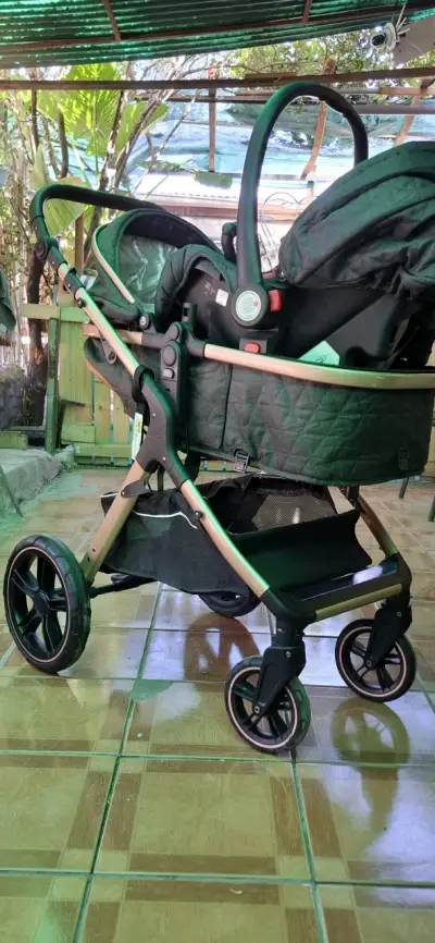 Coche para bebé negro - miniatura 1