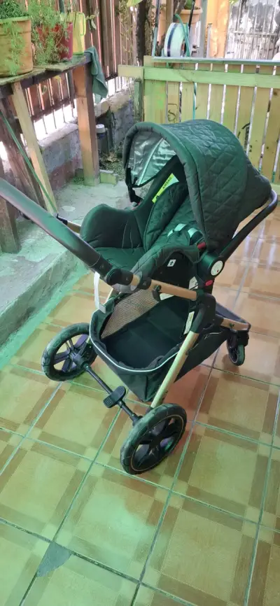 Coche para bebé negro - miniatura 6