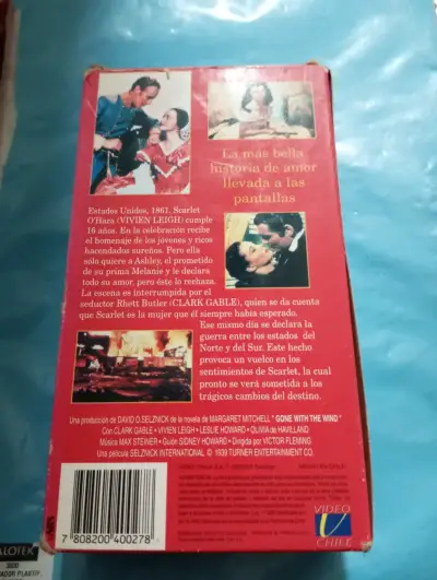 VHS 'Lo Que el Viento se Llevó' - miniatura 2