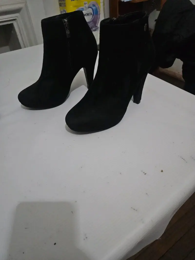 Botines negros de tacón alto - 3