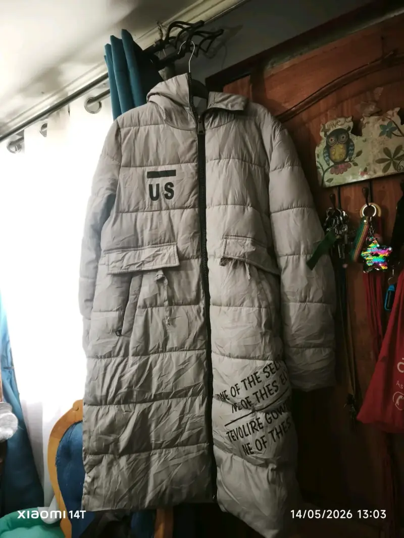 Parka acolchada gris - 2