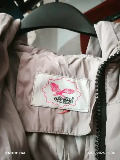 Parka acolchada gris - miniatura 3