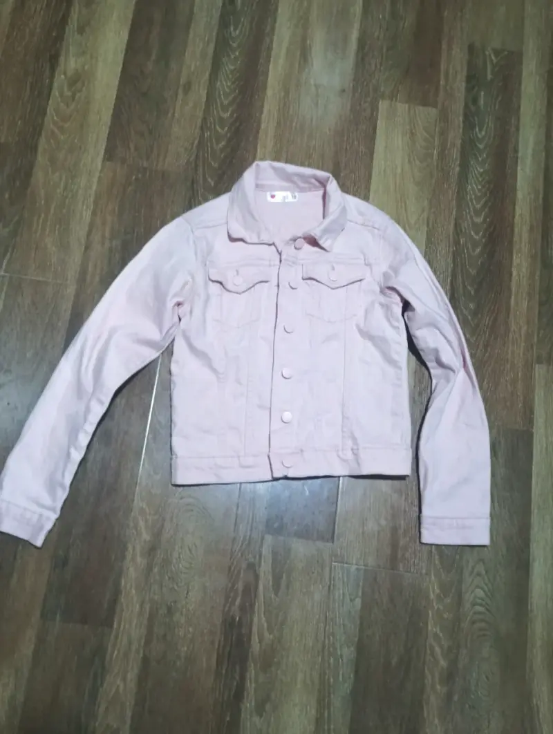 Chaqueta infantil rosa con unicornio - 2