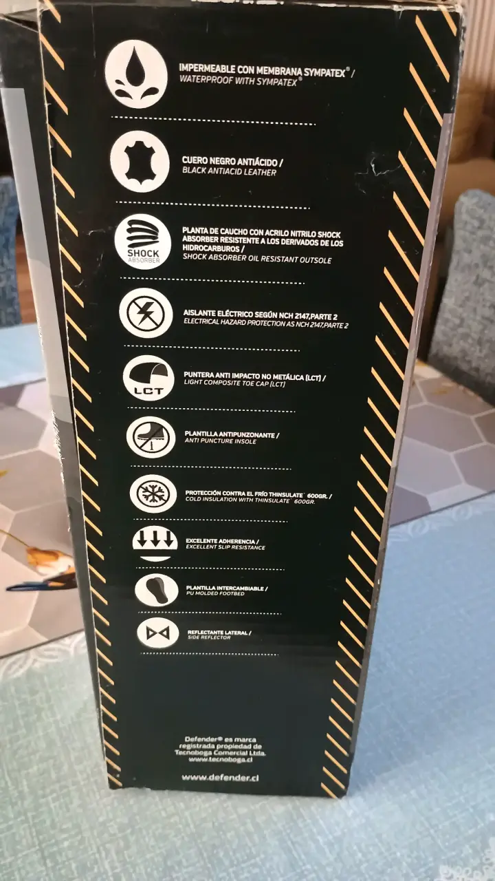 Botas de seguridad negras nuevas - 6