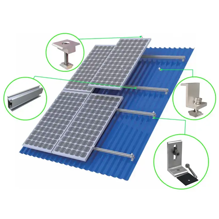 KIT DE MONTAJE PANELES SOLARES - 1