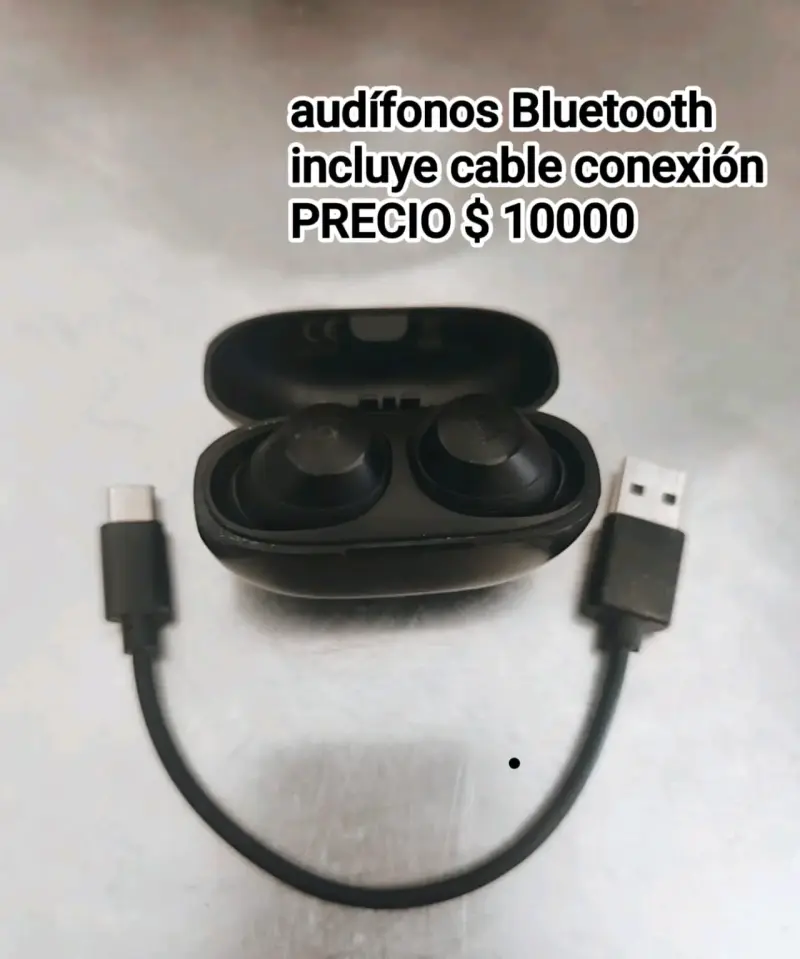 Audífonos Bluetooth con estuche