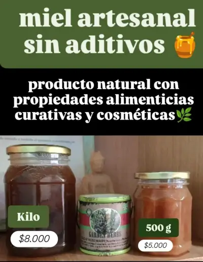 Miel artesanal sin aditivos - miniatura 1