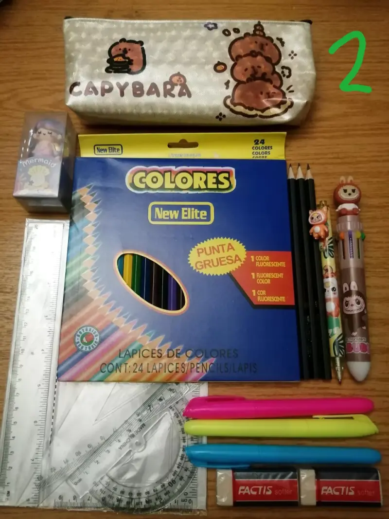 Set escolar colorido - 2