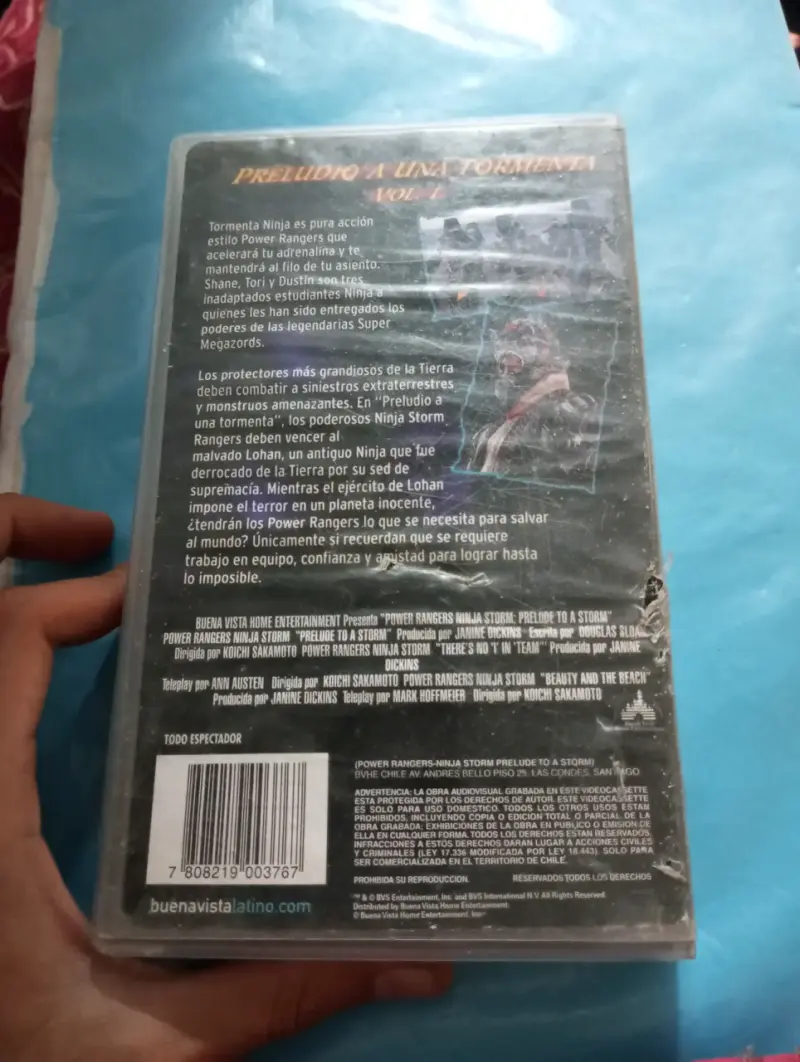 DVD Power Rangers Tormenta Ninja - 2