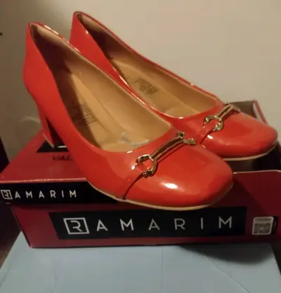 Zapatos rojos de taco alto Ramarim - miniatura 2
