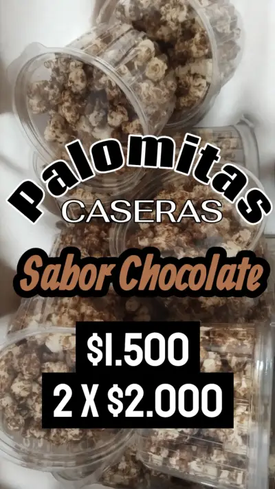 Palomitas caseras chocolate - miniatura 1
