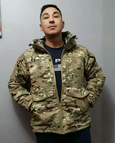 Chaqueta táctica camuflada hombre - miniatura 2