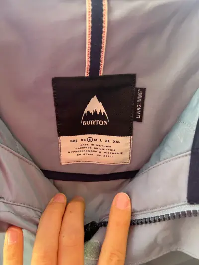 Parka azul con capucha S Burton - miniatura 2