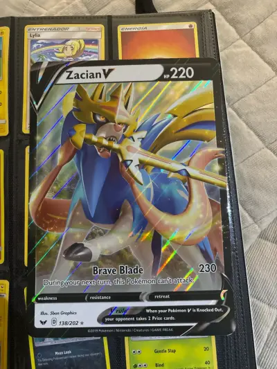 Álbum Pokémon TCG + Zacian V gigante - miniatura 6
