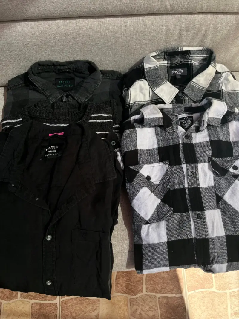 Lote de camisas y suéter negros - 2