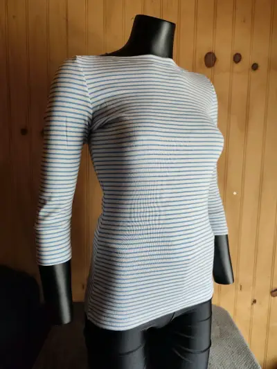 Polera rayada manga 3/4 - miniatura 2