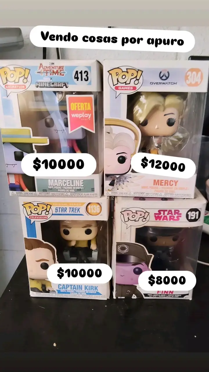 Figuras Funko Pop variadas
