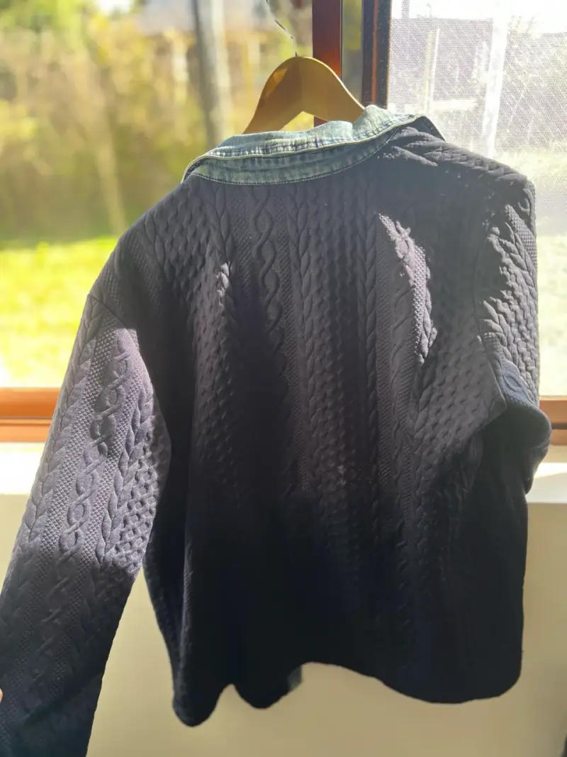 Camisa de mezclilla negra - 4