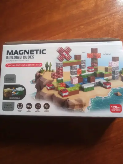 Cubo magnético de construcción 120 piezas - miniatura 1